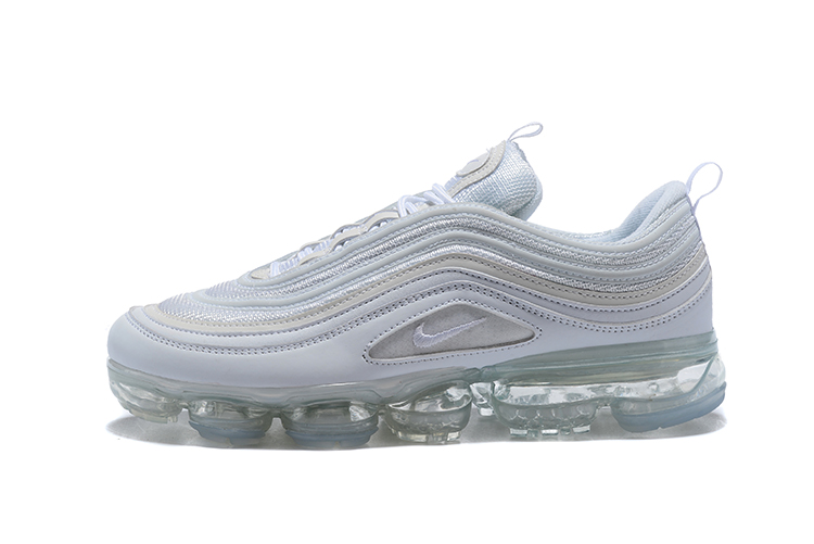 Women Nike Air Vapormax 97 All White Shoes - Click Image to Close